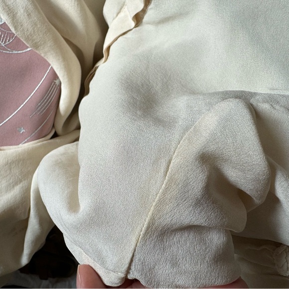 See By Chloe Silk Viscose Pleated blouse top size 4 - Picture 11 of 12